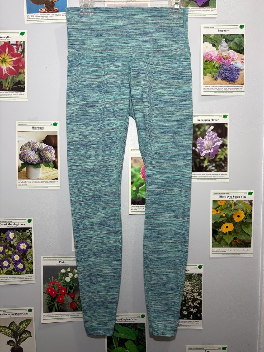 lululemon athletica Teal Space-Dye Leggings